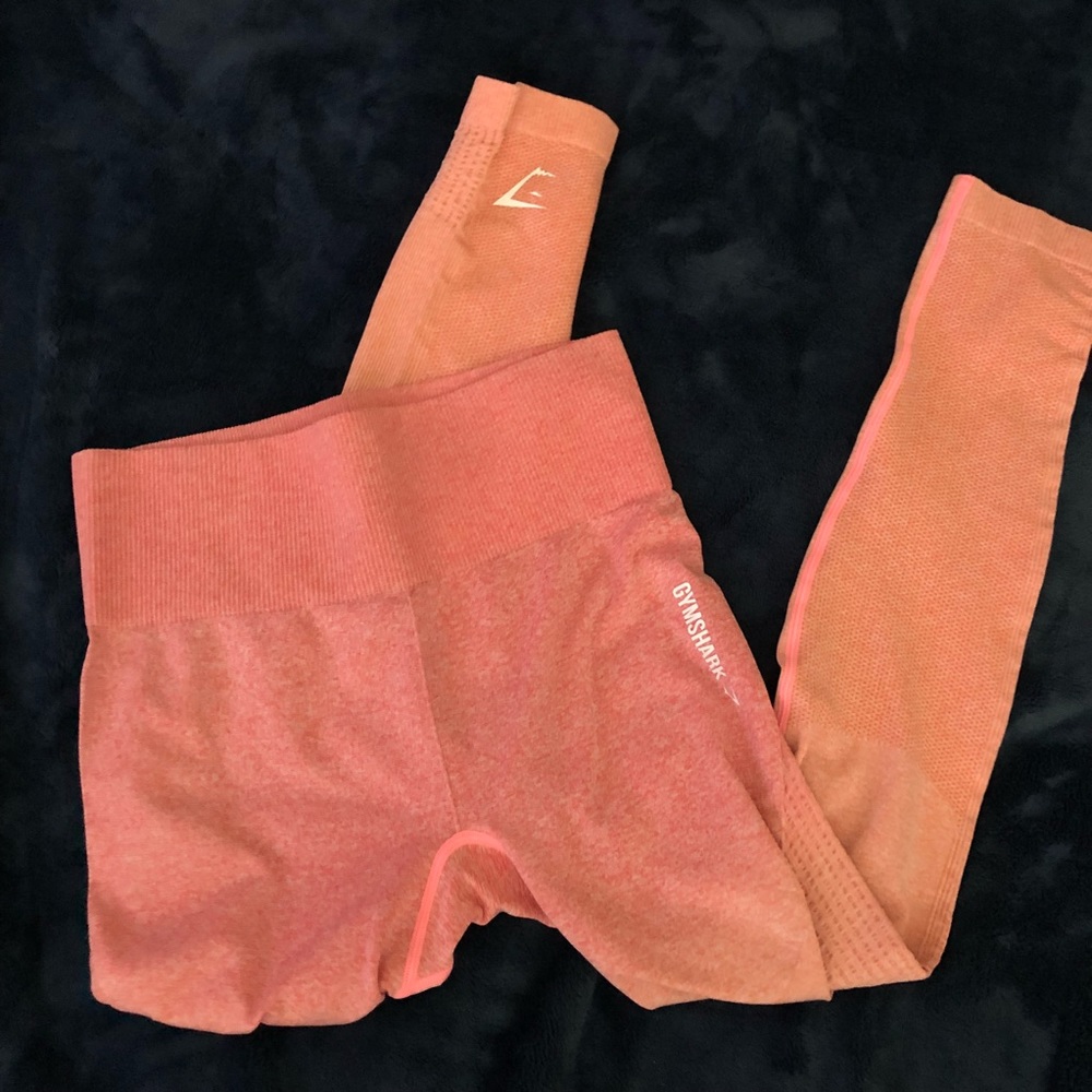 Gymshark ombré seamless leggings coral small